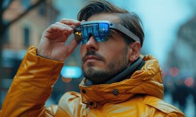 The future is now. Introducing the new augmented reality glasses that let you see the world in a whole new way.