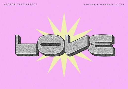 Grainy Texture Text Effect