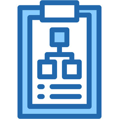 Fototapeta premium Vector Icon planning, strategy, tactical, clipboard, list