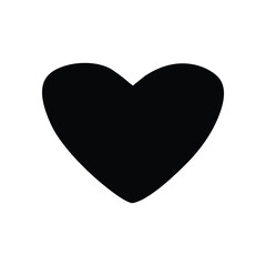 Heart silhouette eps vector