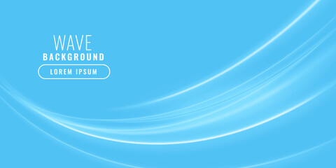 simple blue wave background for corporate business presentation