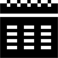 Obraz premium Vector Icon Calendar, schedule, time and date, events, calendary date