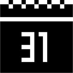 Vector Icon Calendar, schedule, time and date, month, date