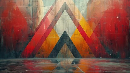 Conclude the series with a powerful and thought-provoking image that encapsulates the essence of the Masterpiece Geometrix backdrop, leaving a lasting impression on the viewer.