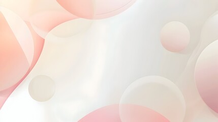 Soft Flowing Abstract Geometric Background with Overlapping Ellipses and Ample Copyspace for Creative Layouts and Designs