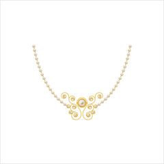 Pearl Gold Jewelry , Necklace Jewellery,