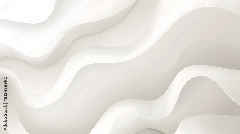 Leinwandbilder elegant ethereal abstract geometric background with fluid organic shapes and soft curved lines in mi