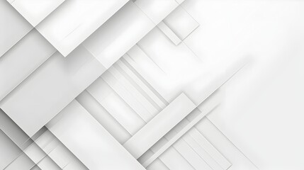 Overlapping Geometric Panels in Monochromatic Minimalist Background with Copyspace