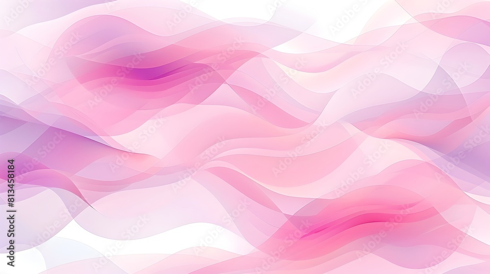 Fototapete soft flowing pastel abstract background with geometric composition and negative space