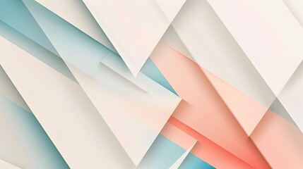 Fototapeta premium Geometric Abstract Background with Muted Colors and Layered Shapes for Minimalist Design Concepts