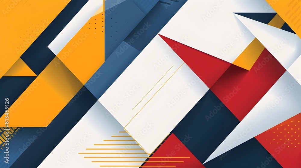 Aufkleber Striking Geometric Abstract Background with Ample Copyspace for Versatile Design Usage