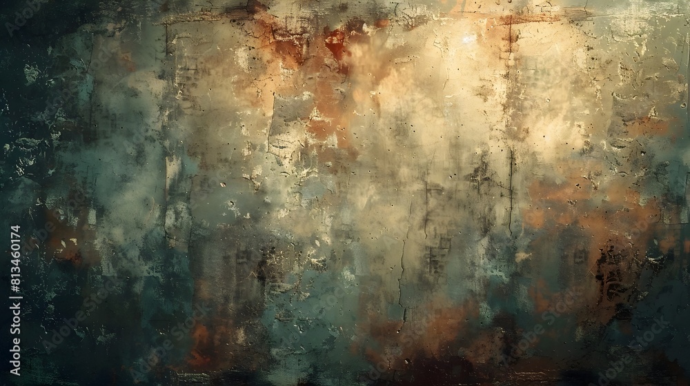 Poster Abstract grunge background with grungy textures and vintage distressed effects to use as a moody atmospheric design base