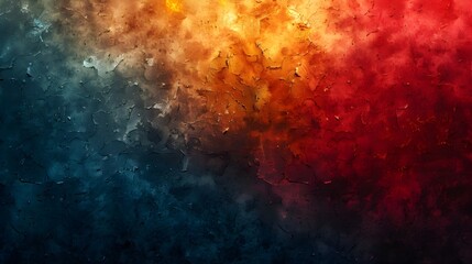 Dramatic Fiery Inferno Abstract Grunge Background with Chaotic Bursting Flames and Scorching Energy
