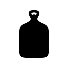 Cutting Board icon vector. Kitchen illustration sign. Food symbol or logo.