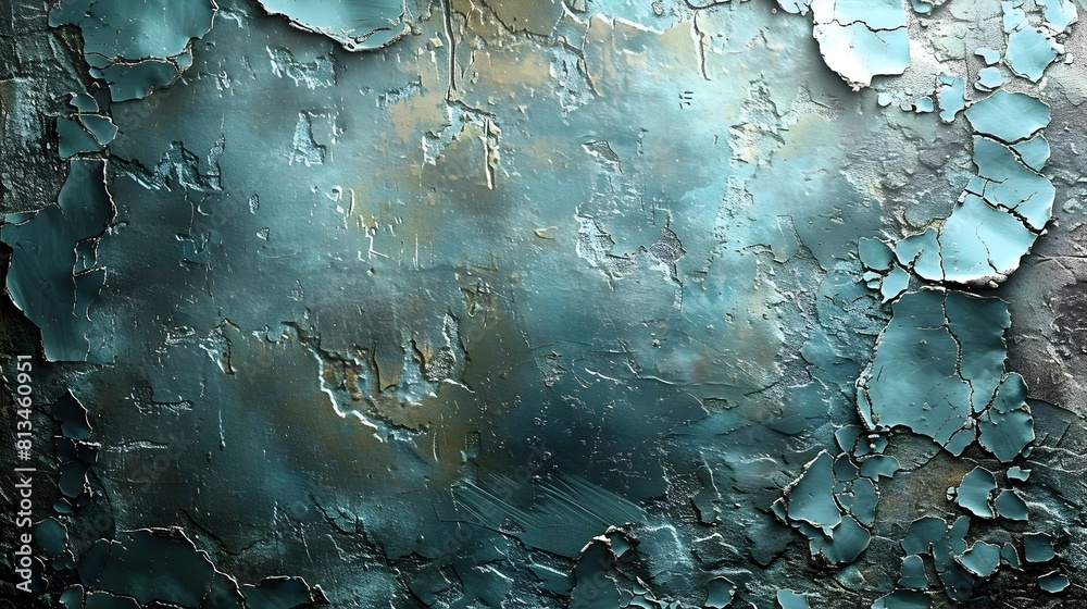 Poster weathered and worn abstract grunge texture background with rustic metal and stone tones