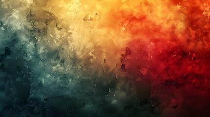 Fototapeta premium Vibrant and Grungy Abstract Textured Background with Dynamic Swirls of Fiery Colors and Moody Atmosphere