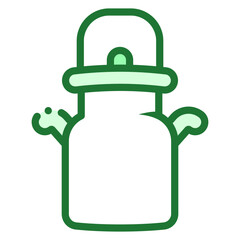 milk can container icon