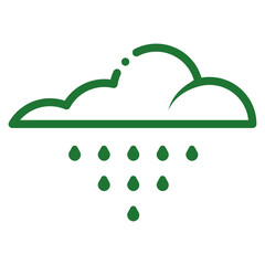 raining cloud icon