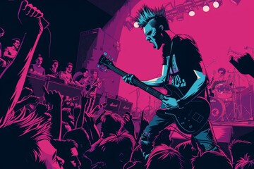 Punk Rock Energy: Live Concert Vibes