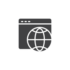 Internet Browser vector icon