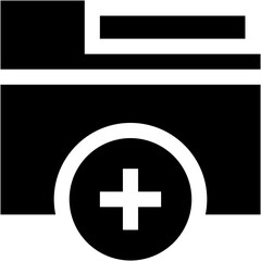 Vector Icon add, folder, files and folders, storage, data