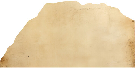 Vintage Torn Paper or Parchment Paper, Ripped Paper, Transparent Background, PNG, Old Texture, Distressed Texture