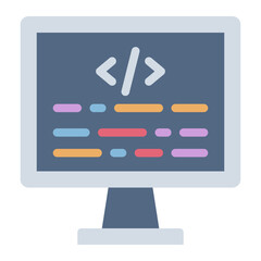 Coding programmer icon