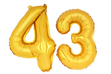 Gold numbers '43' isolated on white background.png