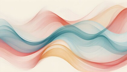 Fototapeta premium Abstract stylish wave background 