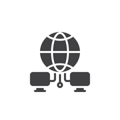 Computer Network Server vector icon