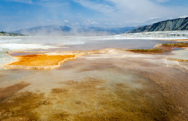 Grand Prismatic Spring at Yellowstone National Park