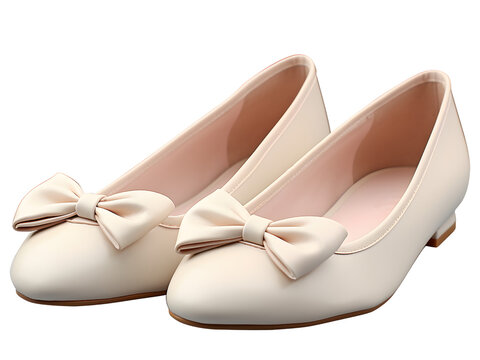 fashionable pink color pumpy heels with bow designed on it PNG