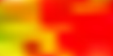 Light pink, yellow vector abstract blur texture.