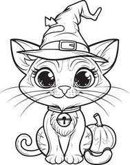 pumpkin cat. Collection kiiten with pumkin. Fuuny pets. Happy halloween