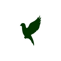 Bird Silhouette Vector for Logo Design