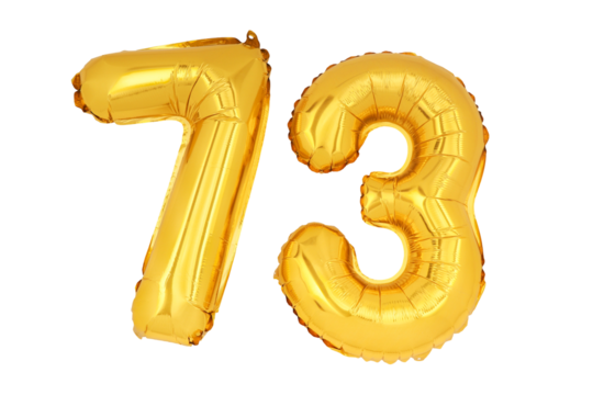 Gold numbers '73' isolated on white background.png