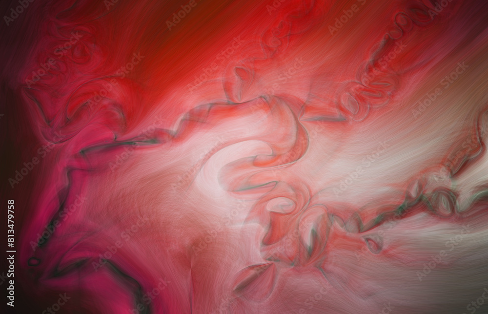 Poster abstract red blur texture. blurred veins water stream backdrop with a smoke style. smooth motion ill