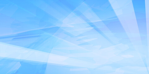 Obraz premium 青い集中線の背景 アブストラクト背景イラスト