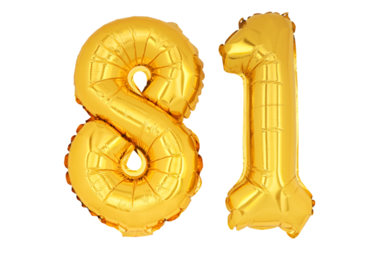 Gold numbers '81' isolated on white background.png
