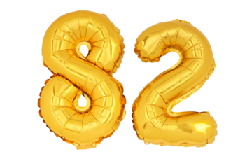 Gold numbers '82' isolated on white background.png