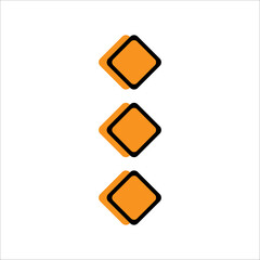 Modern bullet points vector element