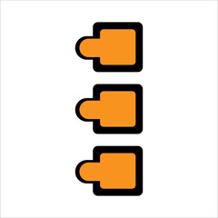 Obraz premium Modern bullet points vector element