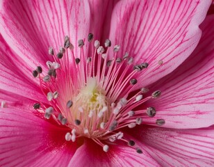 Obraz premium Close-Up pink flower with large pistils