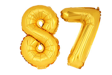 Gold numbers '87' isolated on white background.png