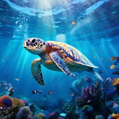 Obraz premium An underwater scene