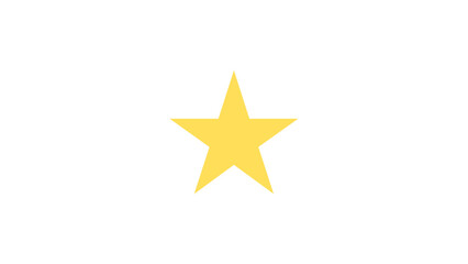 Gold Star or favorite flat icon for apps and websites I Yellow Star Icon PNG