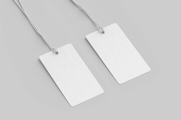 Label Tag JPG With a Neutral Background