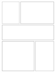Comic or Manga background, pop art backdrops in frames and panel for mangaka or comic artists	
