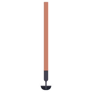 recommend clip art: Weed remover vector cartoon illustration isolated on a white background.