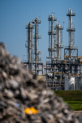 chemical industry - modern factory 